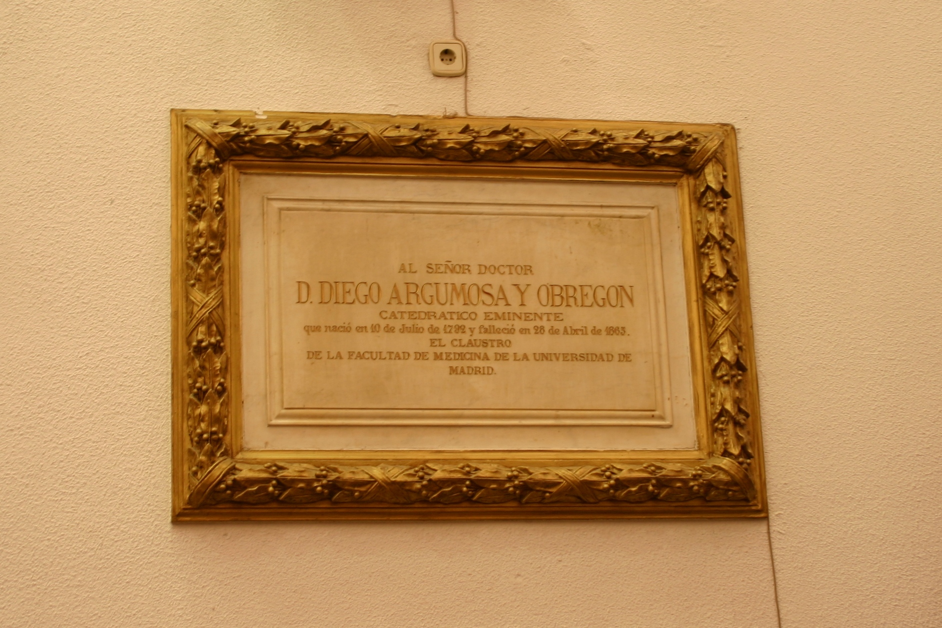Diego de Argumosa, Pequeno Anfiteatro, Ilustre Colegio Oficial de Médicos de Madrid, Madrid - 02.JPG